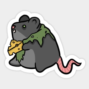 War Rat on Lunch Break Sticker